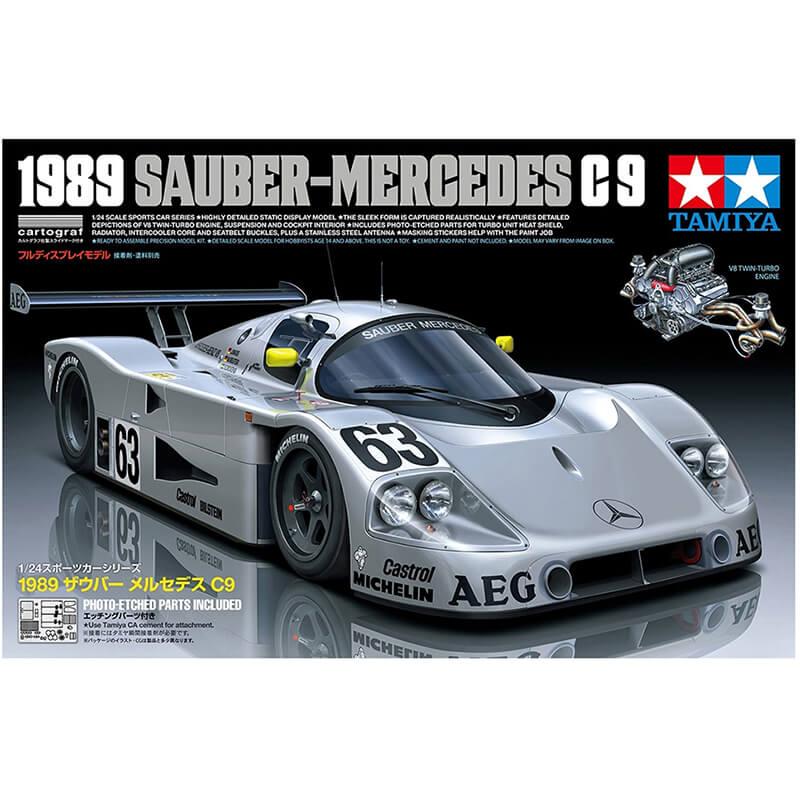Tamiya 1/24 1989 Sauber-Mercedes C9 Kit