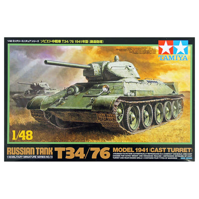 Tamiya 1/48 Russian Tank T34/76 Model 1941 (Cast Turret) Kit