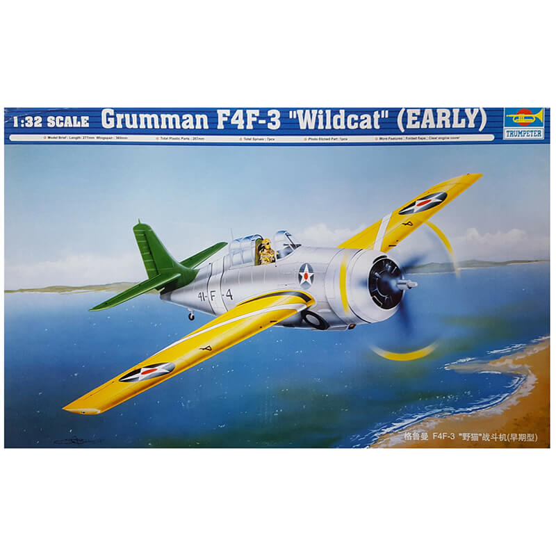Trumpeter 1/32 Grumman F4F-3 "Wildcat" (Early) Kit
