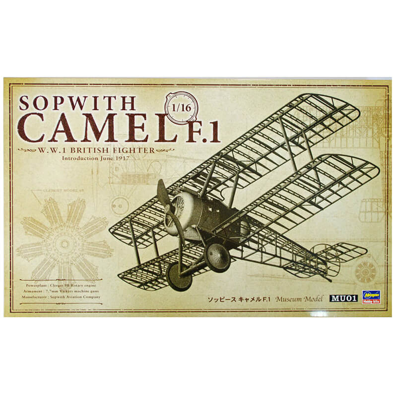 Hasegawa 1/16 Sopwith Camel F.1 Kit