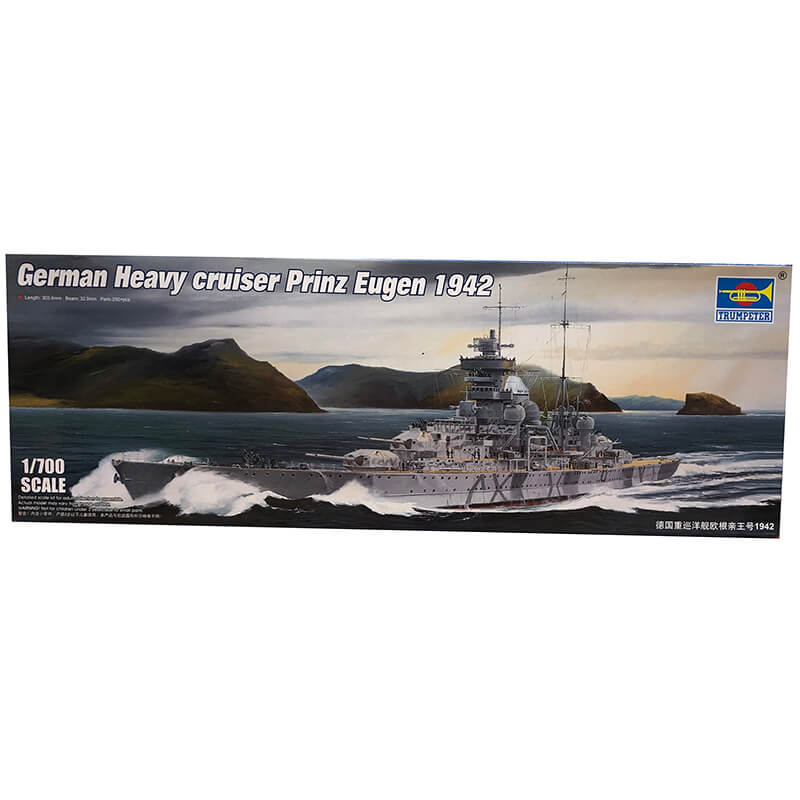 Trumpeter 1/700 German Heavy Cruiser Prinz Eugen 1942 Kit