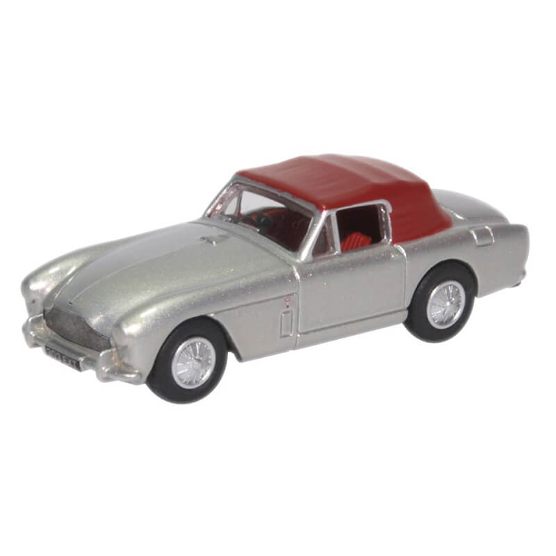 Oxford 1/76 Aston Martin DB2 MkII DHC (Snow Shadow Silver)