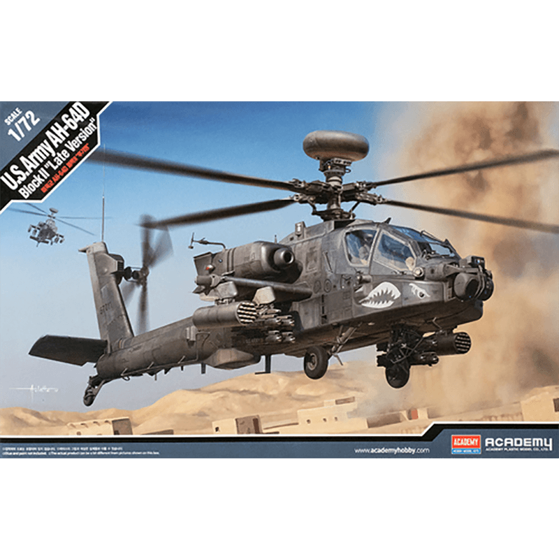 Academy 1/72 U.S.Army AH-64D Block II "Late Version" Kit