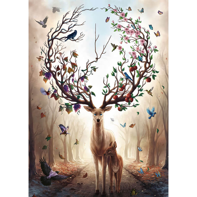 Magical Deer 1000pcs Puzzle