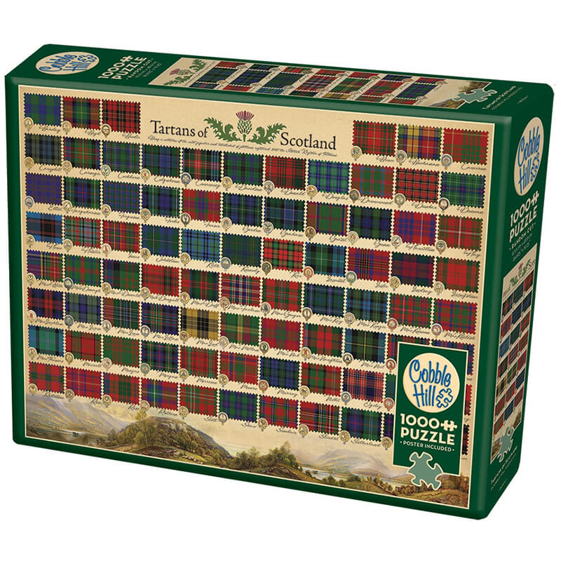 Tartans of Scotland 1000pc Puzzle