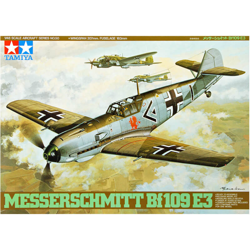 Tamiya 1/48 Messerschmitt Bf109 E3 Kit