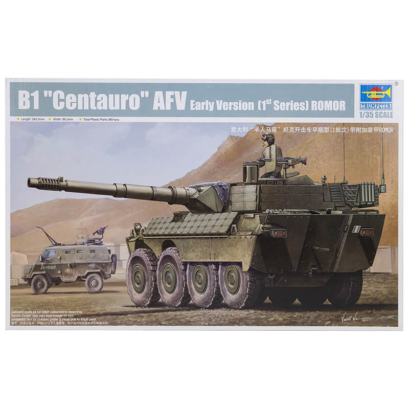 Trumpeter 1/35 B1 "Centauro" AFV Early Version (1st Series) Romor Kit