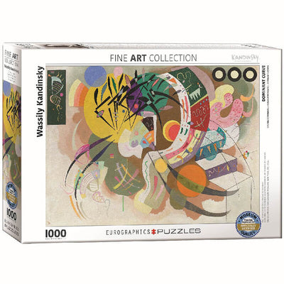 Dominant Curve By Wassily Kandinsky 1000pc Puzzle