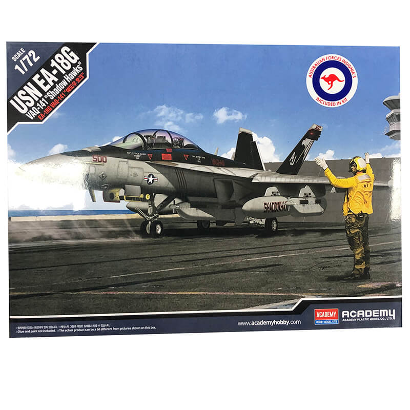 Academy 1/72 USN EA-18G VAQ-141 "Shadow Hawks" Kit