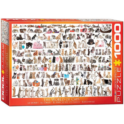 The World Of Cats 1000pc Puzzle