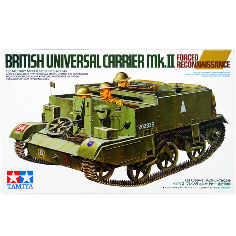 Tamiya 1/35 British Universal Carrier Mk.II Forced Reconnaissance Kit