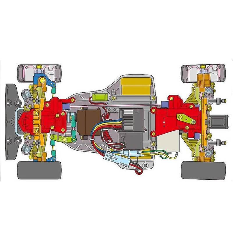 Tamiya 1/10 Opel Calibra V6 TA02 Chassis RC Kit