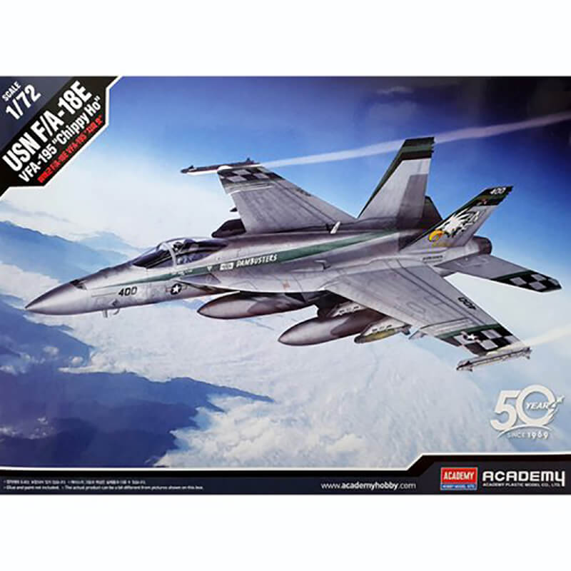 Academy 1/72 USN F/A-18E VFA-195 "Chippy Ho" Kit