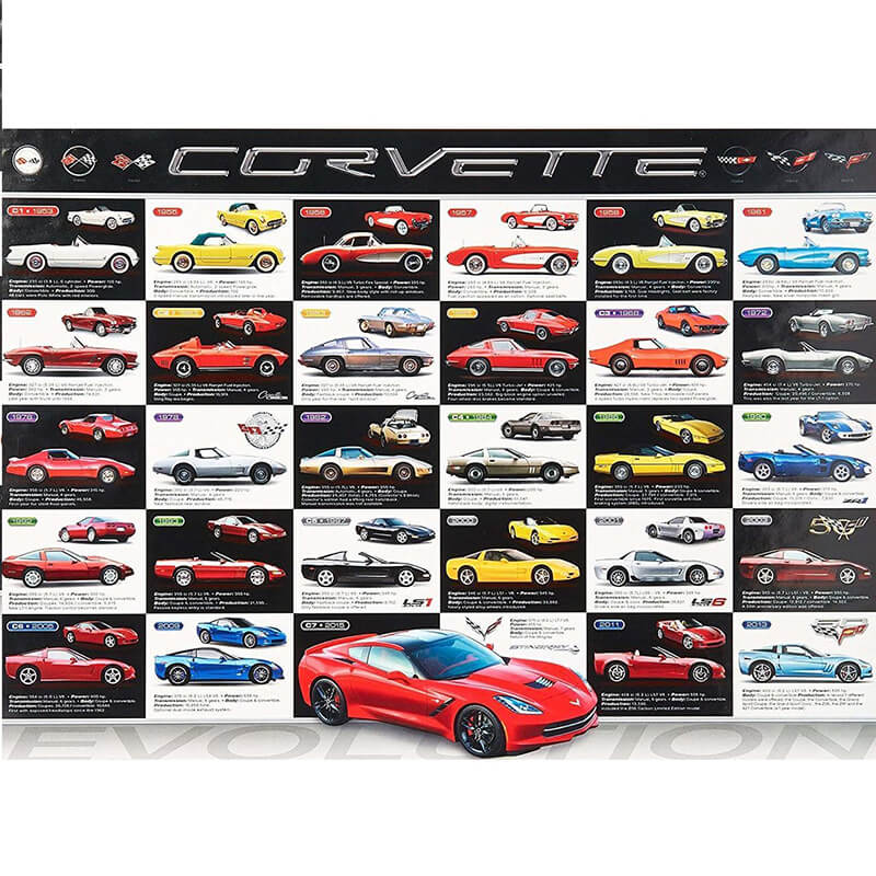Corvette Evolution 1000pc Puzzle