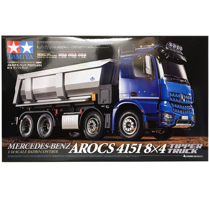 Tamiya 1/14 Mercedes-Benz Arocs 4151 8X4 Tipper Truck RC Kit
