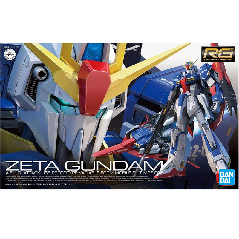 Bandai 1/144 RG Zeta Gundam Kit