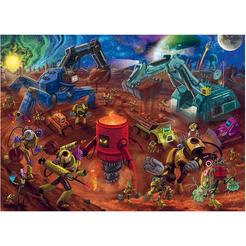 Space Construction 60pcs Puzzle