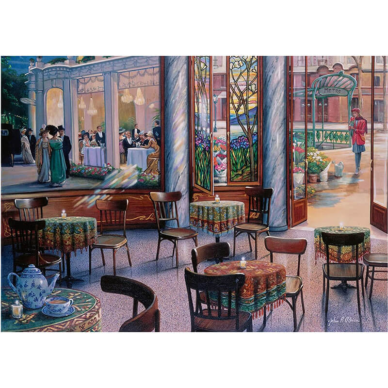 A Cafe Visit 1000pc Puzzle