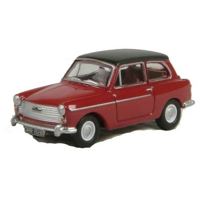 Oxford 1/76 Austin A40 (Agate Red/Black)
