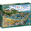 Newquay Harbour By Fiona Osbaldstone 1000pc Puzzle