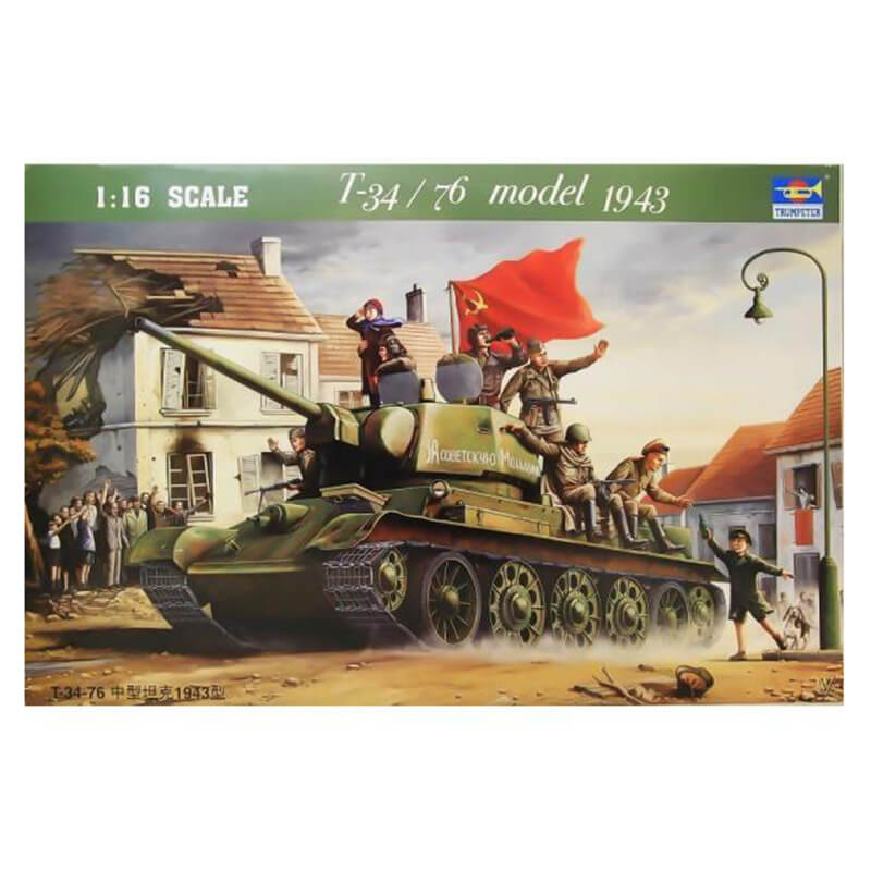 Trumpeter 1/16 T34/76 Model 1943 Kit