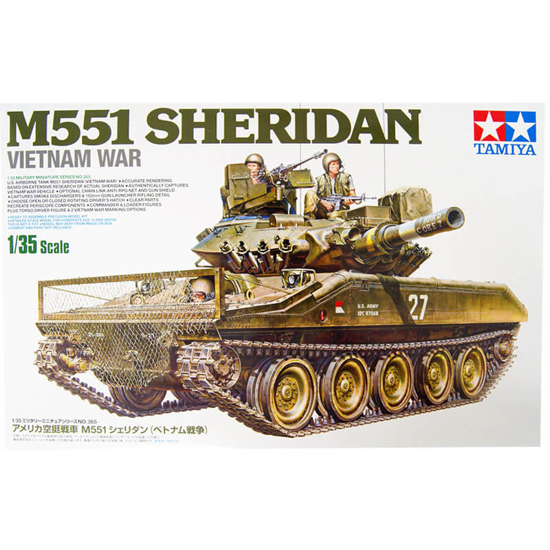 Tamiya 1/35 M551 Sheridan Vietnam War Kit