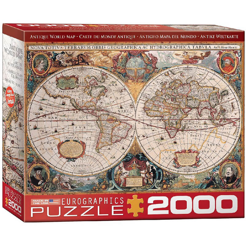 Antique World Map 2000pc Puzzle