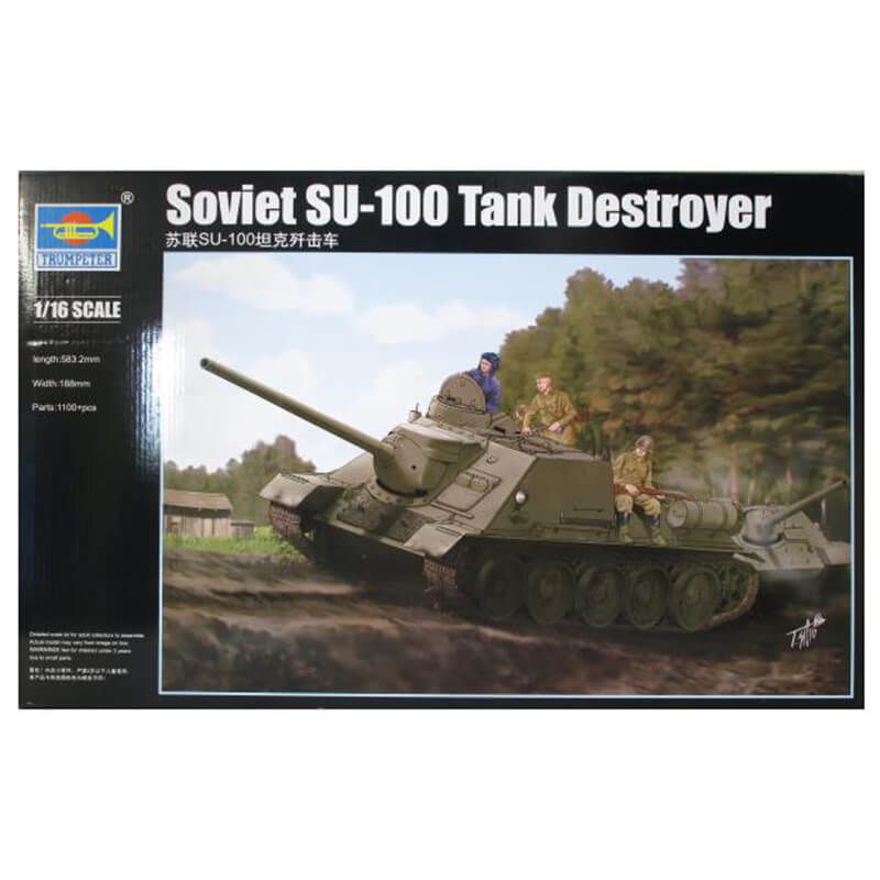 Trumpeter 1/16 Soviet Su-100 Tank Destroyer Kit