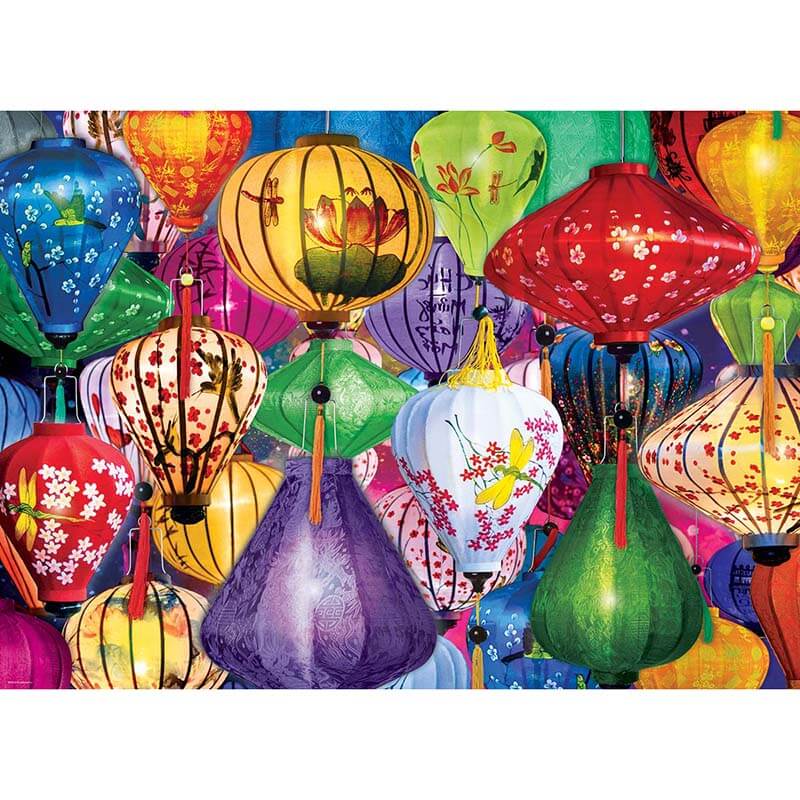 Asian Lanterns 1000pc Puzzle