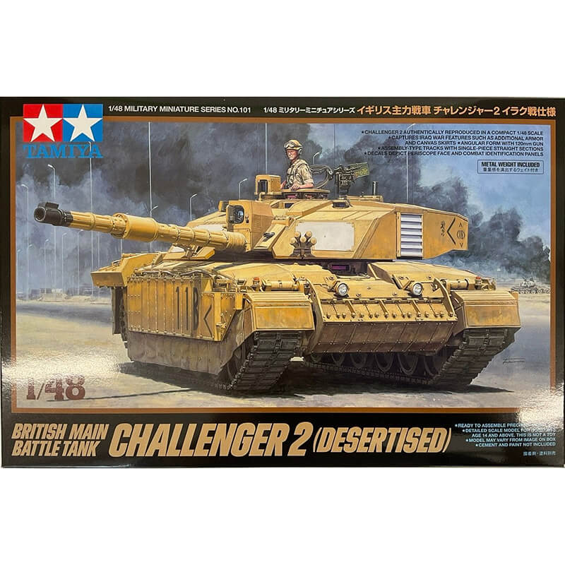 Tamiya 1/48 British Main Battle Tank Challenger 2 (Desertised) Kit