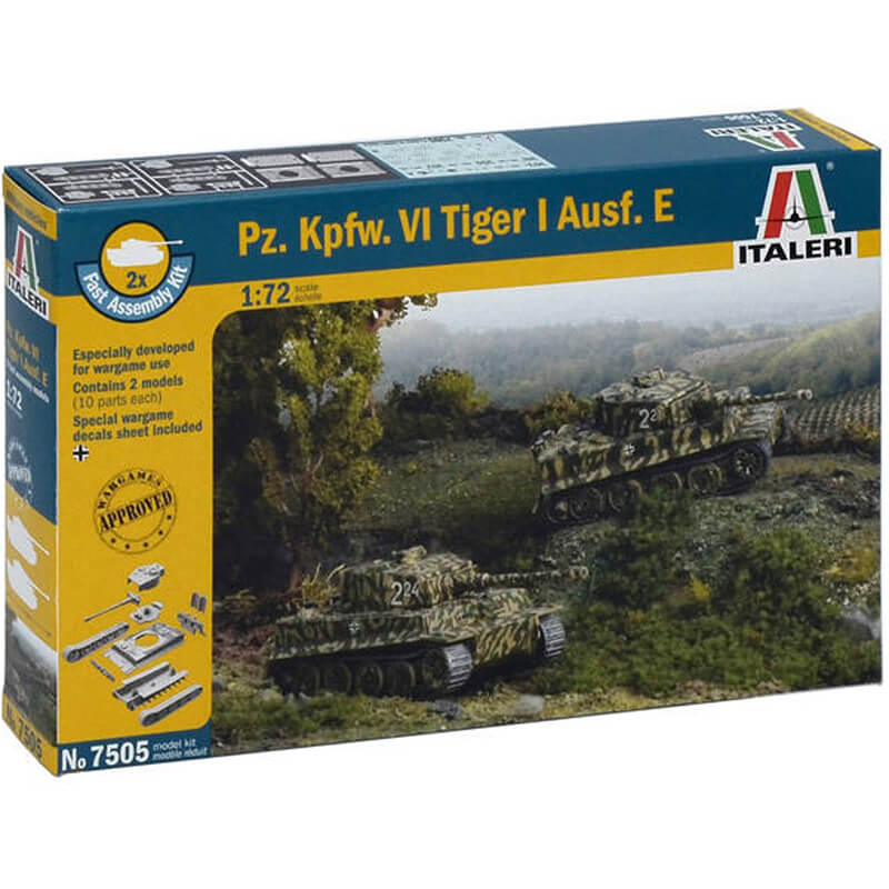 Italeri 1/72 Pz.Kfpw. VI Tiger Ausf. E Kit