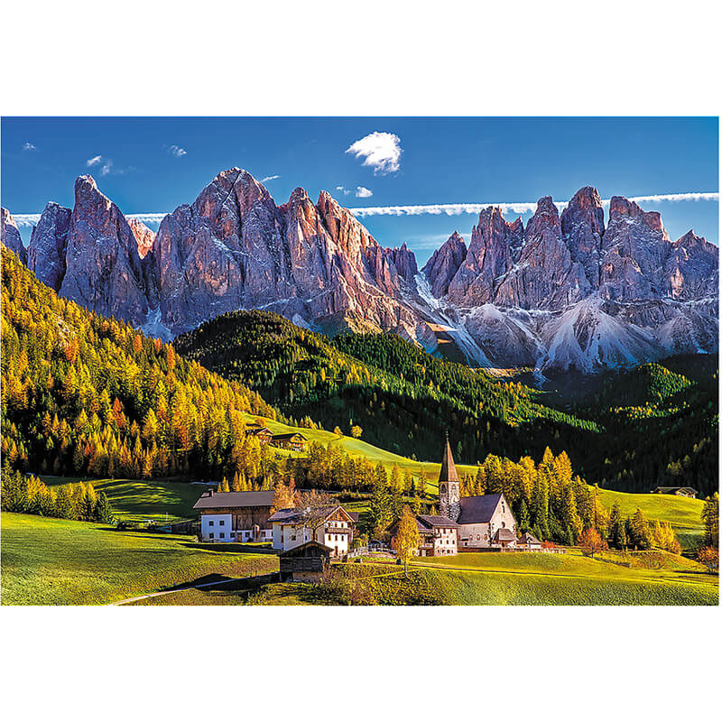 Val Di Funes Valley, Dolomites, Italy 1500pc Puzzle