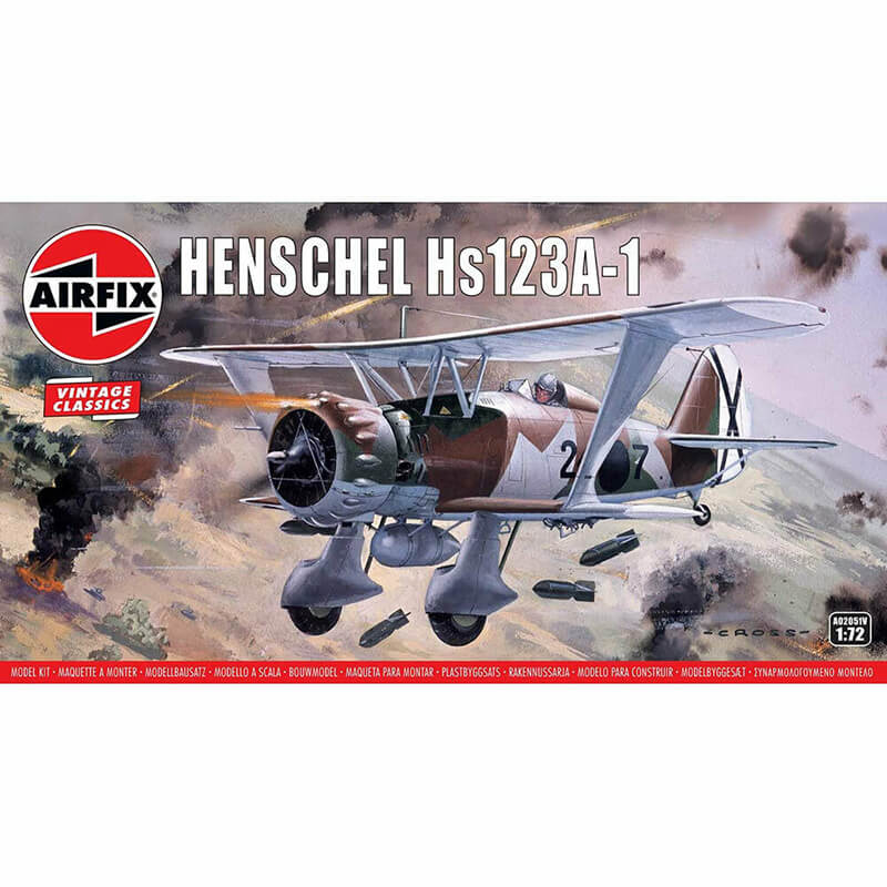 Airfix 1/72 Henschel Hs123A-1 Kit
