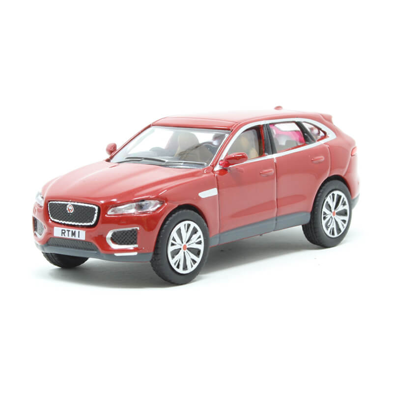 Oxford 1/76 Jaguar F Pace (Italian Racing Red)