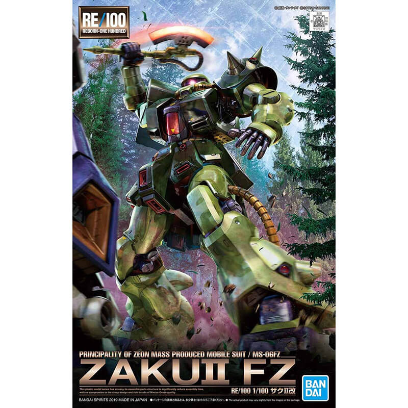 Bandai 1/100 RE/100 ZAKU II FZ Kit