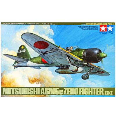 Tamiya 1/48 Mitsubishi A6M5c Zero Fighter (Zeke) Kit
