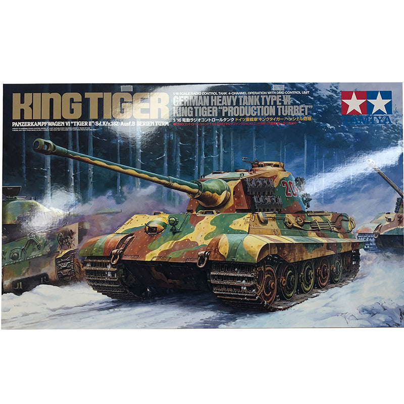 Tamiya 1/16 German Heavy Tank Type VI King Tiger "Production Turret" RC Kit
