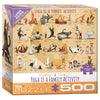 Yoga Is A Family Activity 500pcs Puzzle