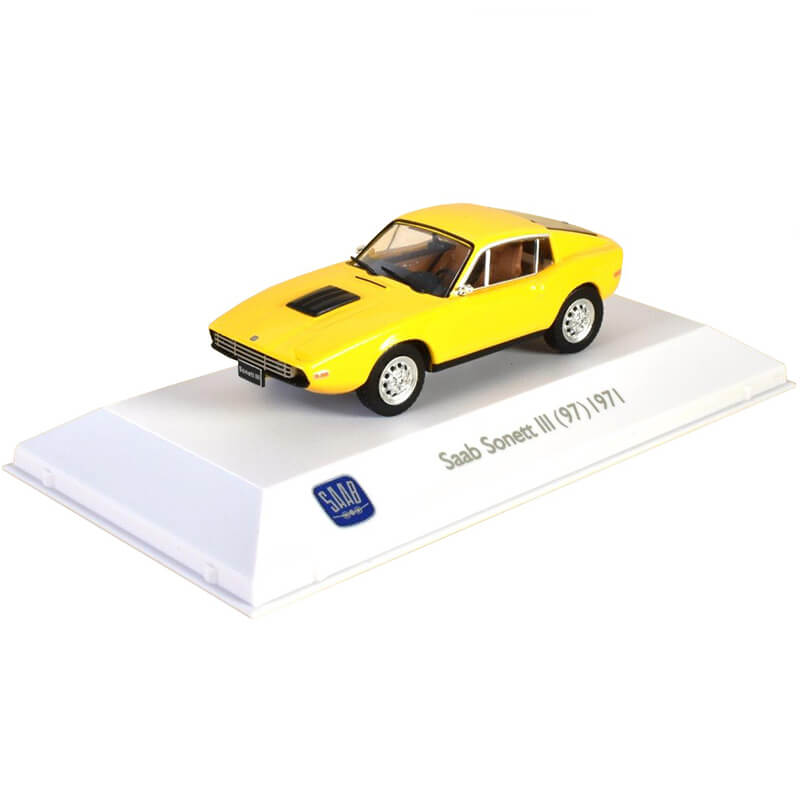 Atlas 1/43 Saab Sonett III (97) 1971 (Yellow)