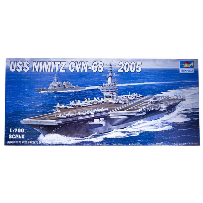 Trumpeter 1/700 USS Nimitz CVN-68 2005 Kit