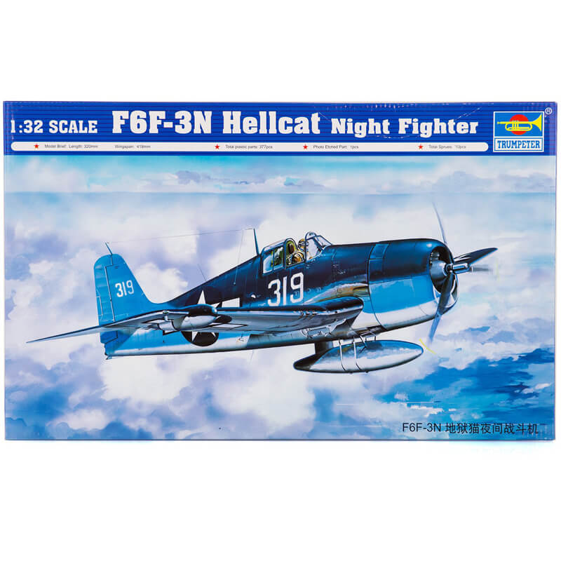 Trumpeter 1/32 F6F-3N Hellcat Night Fighter Kit