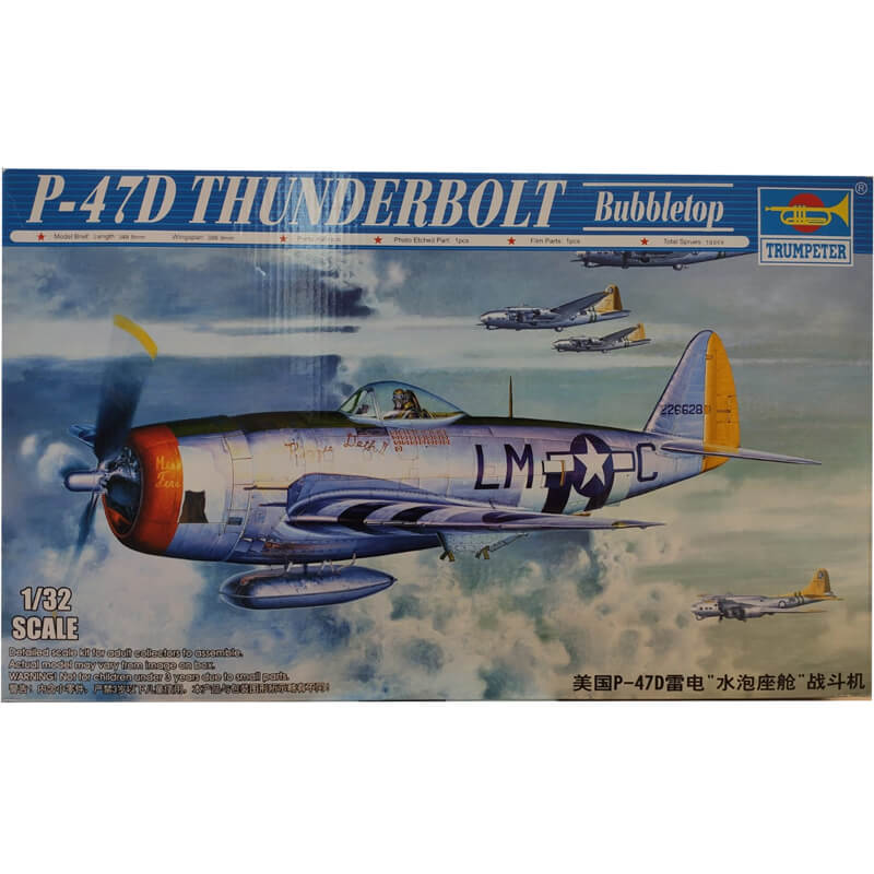 Trumpeter 1/32 P-47D Thunderbolt Bubbletop Kit