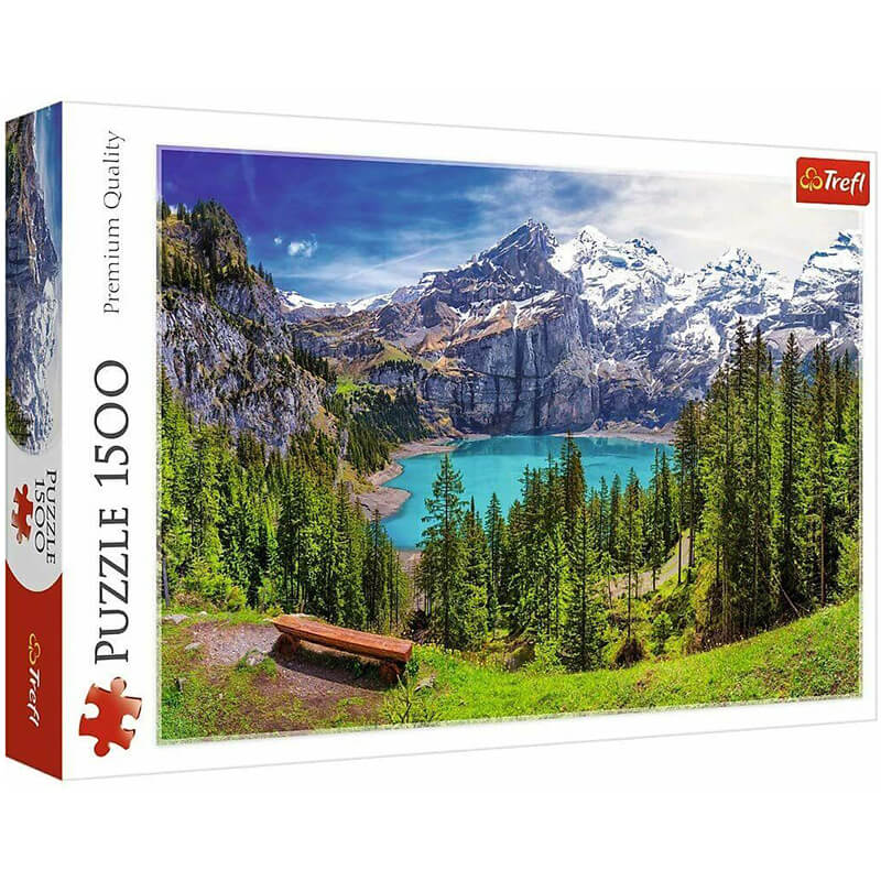 Lake Oeschinen, Alps, Switzerland 1500pc Puzzle