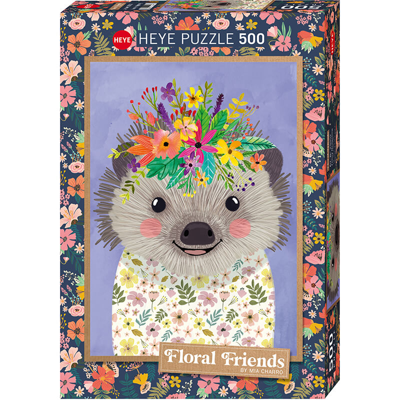 Funny Hedgehog By Mia Charro 500pc Puzzle