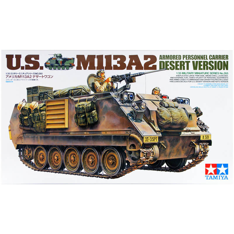Tamiya 1/35 U.S. M113A2 Armored Personnel Carrier Desert Version Kit