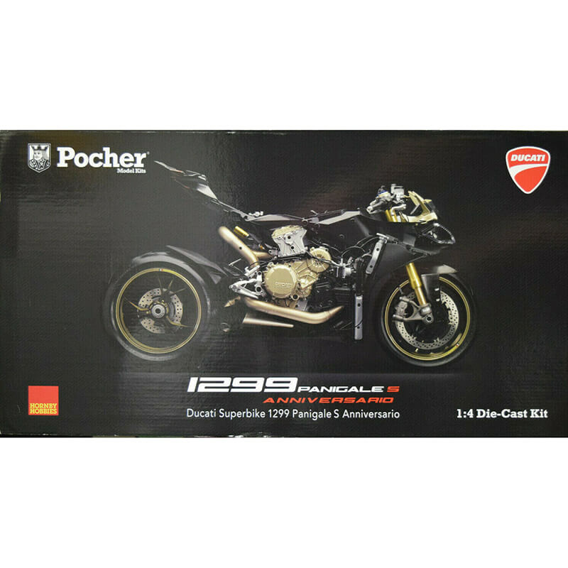 Pocher 1/4 Ducati Superbike 1299 Panigale S Anniversario Die-Cast Kit