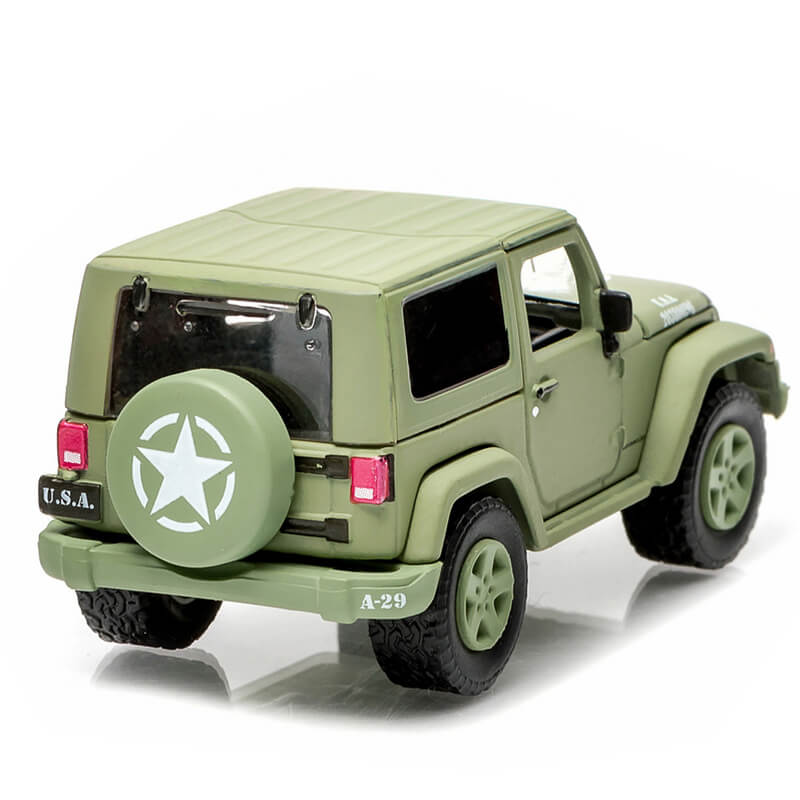 Greenlight 1/64 US Army 2014 Jeep Wrangler (Hard Top) (Green)