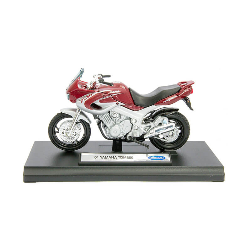 Welly 1/18 '01 Yamaha TDM850 (Red/Silver)
