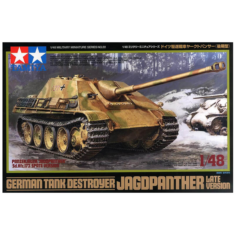 Tamiya 1/48 German Tank Destroyer Jagdpanther Late Version Kit