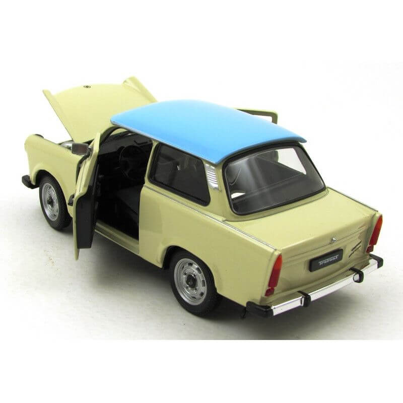 Welly 1/24 Trabant 601 (Cream/Blue)